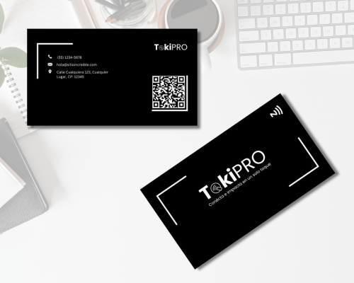 Modelo de tarjeta TokiPRO - Diseño Profesional